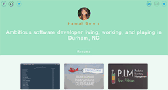 Desktop Screenshot of hannahdeters.com